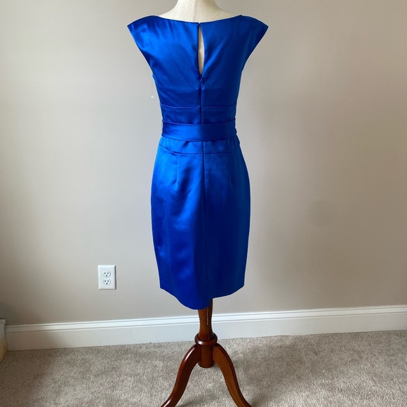 Like New Kay Unger Royal Blue Dress - Picture 1 of 3